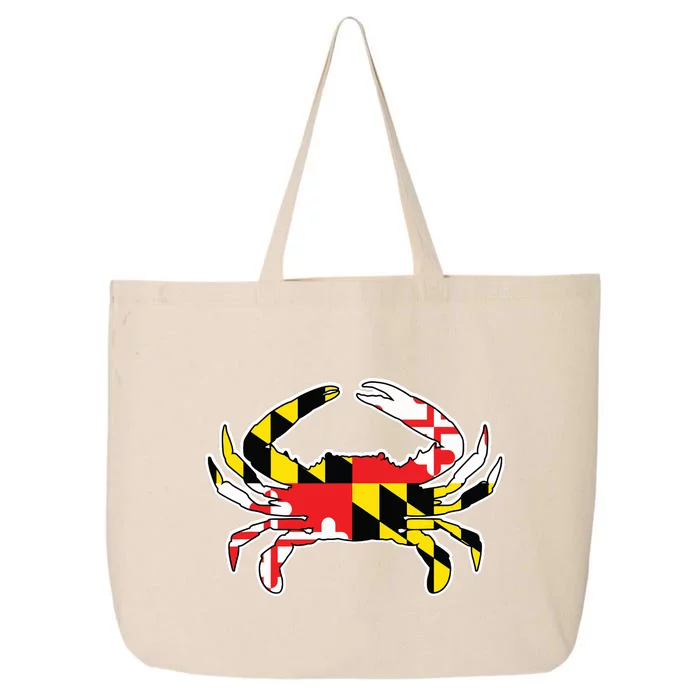 Maryland Flag Blue Crab Gift 25L Jumbo Tote