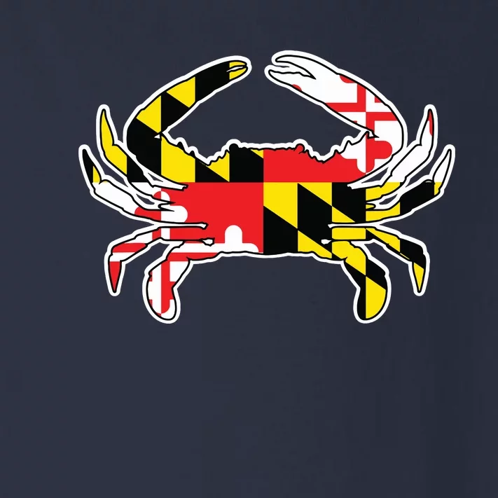 Maryland Flag Blue Crab Gift Toddler Long Sleeve Shirt