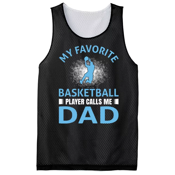 My Favorite Basketball Player Calls Me Dad Mesh Reversible Basketball Jersey Tank