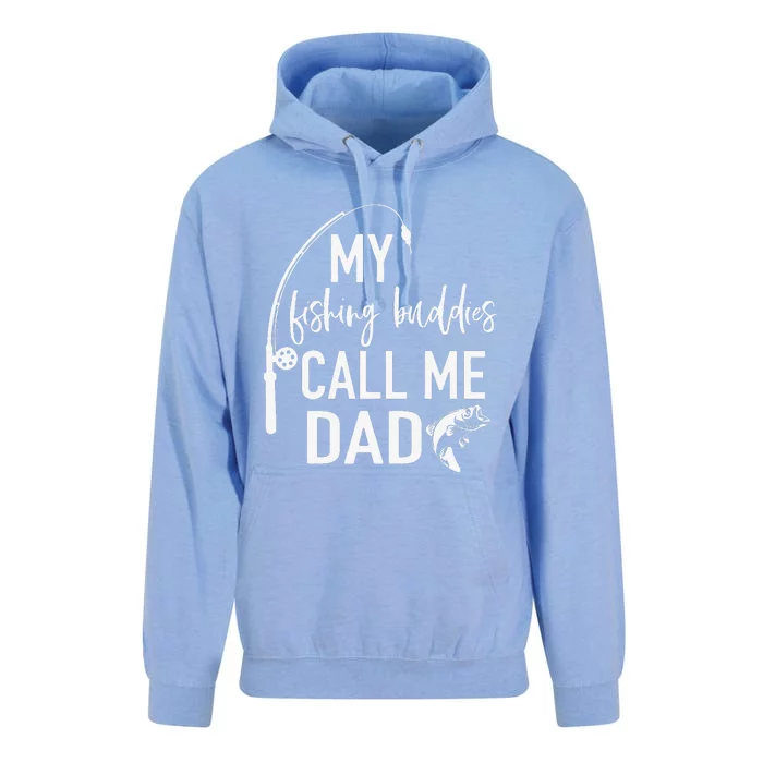 My Fishing Buddies Call Me Dad Father Day Birthday Unisex Surf Hoodie