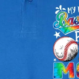 My Favorite Baseball Player Calls Me Mom Tie Dye Gift Softstyle Adult Sport Polo