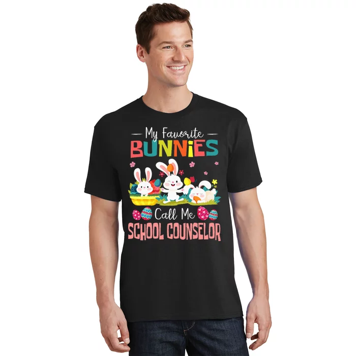 My Favorite Bunnies Call Me School Counselor Easter T-Shirt