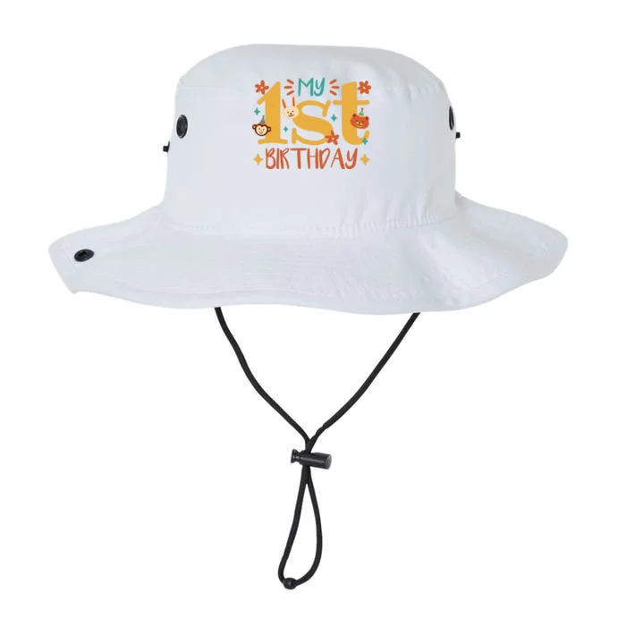 My First Birthday Animal Legacy Cool Fit Booney Bucket Hat