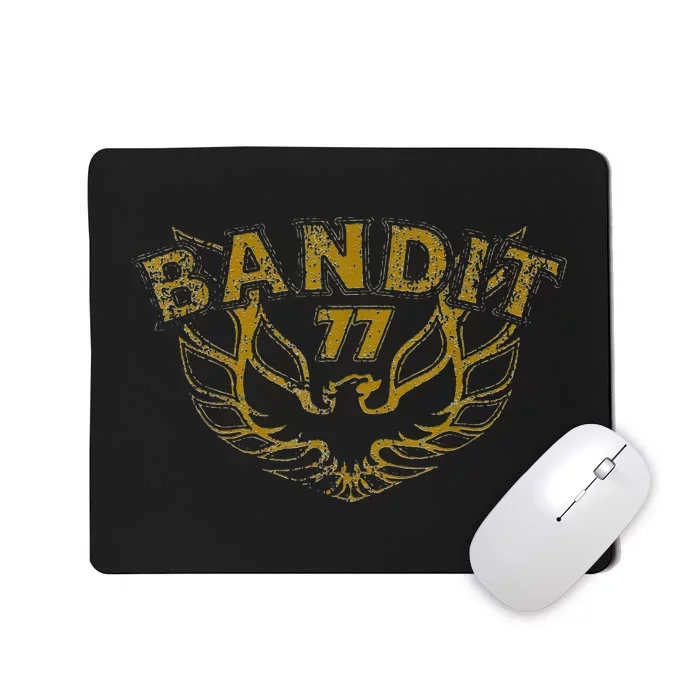 Men Funny Bandit 1977 Family Distressed Mousepad