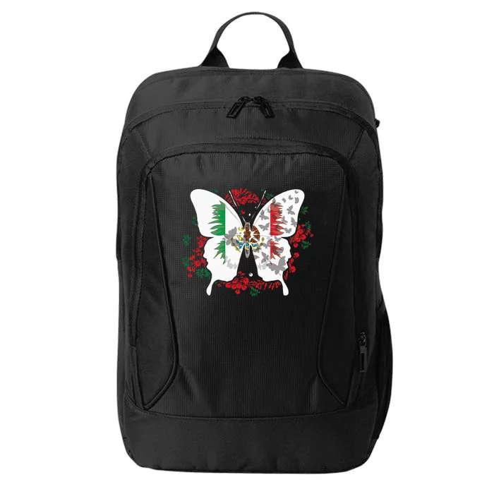 Mexican Flag Butterfly Mexicans City Backpack