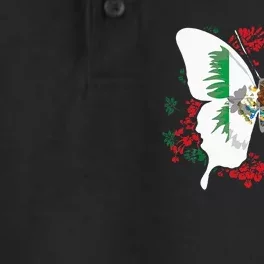 Mexican Flag Butterfly Mexicans Dry Zone Grid Performance Polo