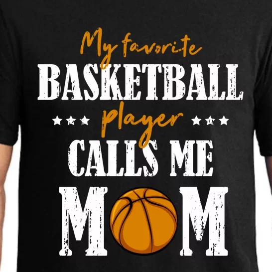 My Favorite Basketball Player Calls Me Mom Mothers Day Gift Pajama Set