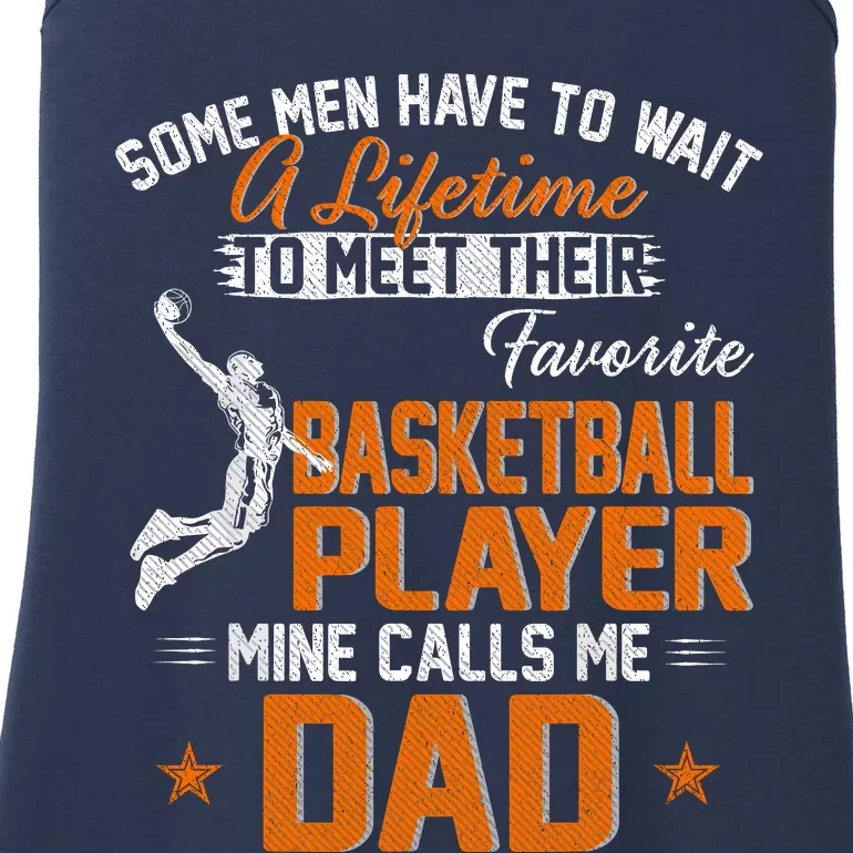 My Favorite Basketball Player Calls Me Dad Gift For Father Ladies Essential Tank