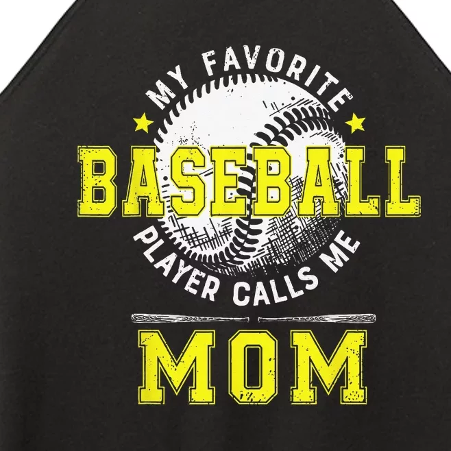 My Favorite Baseball Player Calls Me Mom Baseball Women’s Perfect Tri Rocker Tank