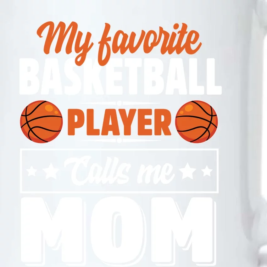 My Favorite Basketball Player Calls Me Mom Mother's Day Cute Gift Black Color Changing Mug