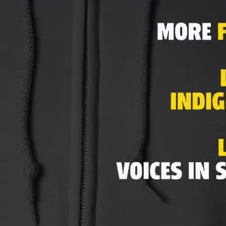 More Female Black Latinx Indigenous Lgbtq Voices In Sports Full Zip Hoodie