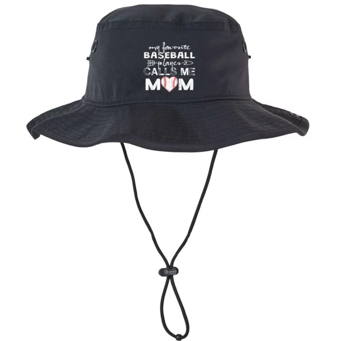 My Favorite Baseball Player Calls Me Mom Mothers Day Legacy Cool Fit Booney Bucket Hat