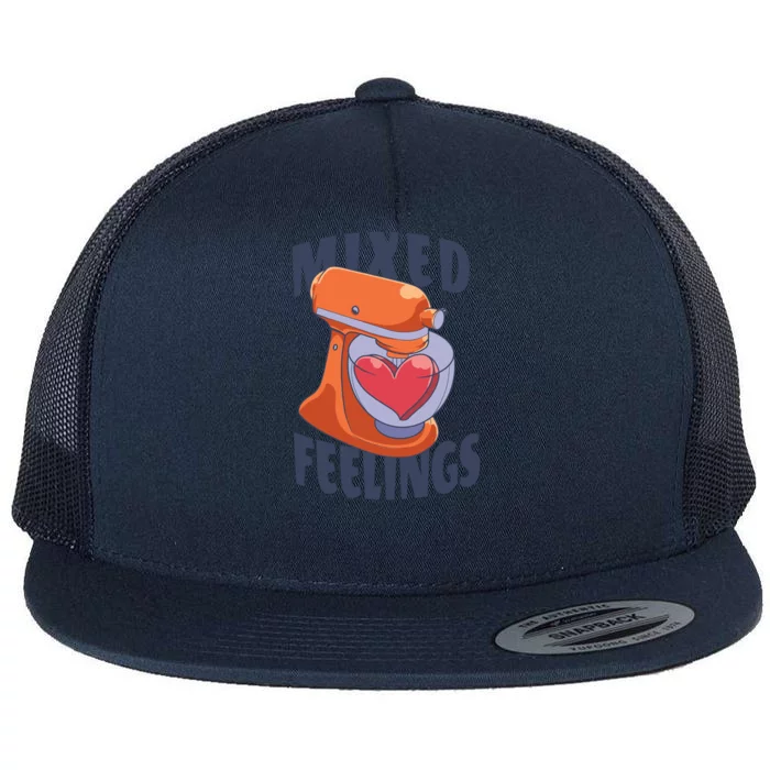 Mixed Feelings Baking Flat Bill Trucker Hat