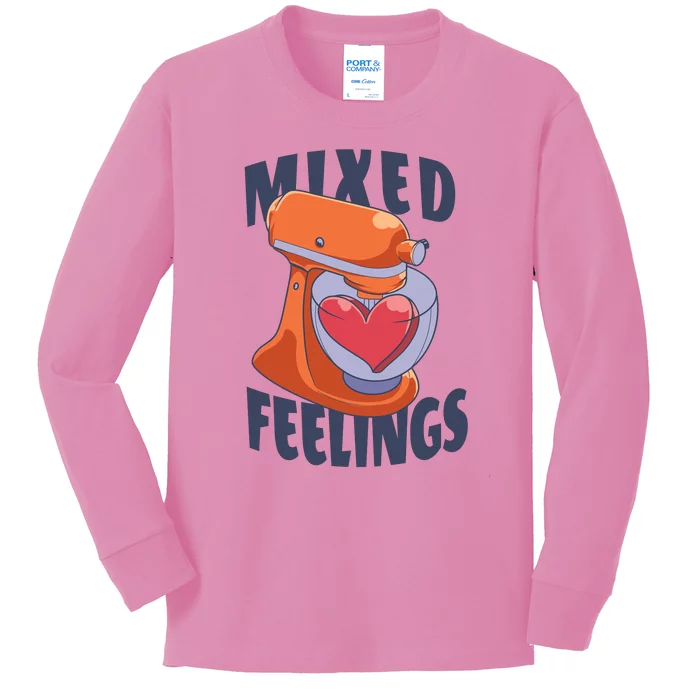 Mixed Feelings Baking Kids Long Sleeve Shirt