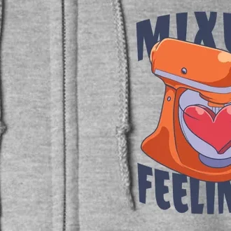 Mixed Feelings Baking Full Zip Hoodie