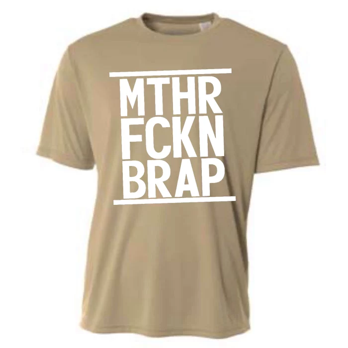 Mthr Fckn Brap Ski Trending Arctic Cat Snowmobiling Sound Snow Mobile Ride Dog Cooling Performance Crew T-Shirt