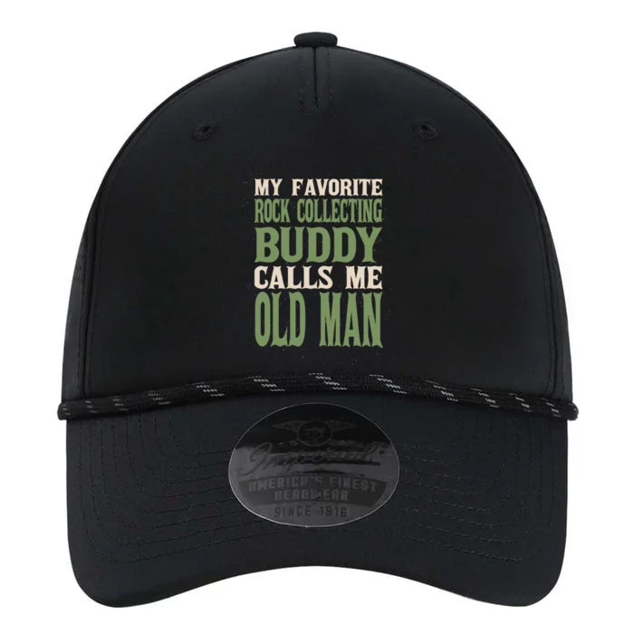 My Favorite Buddy Rock Collecting Old Rock Collector Dad Cute Gift Performance The Dyno Cap