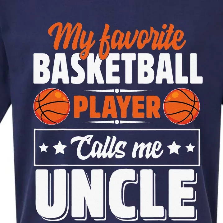 My Favorite Basketball Player Calls Me Uncle Cute Sueded Cloud Jersey T-Shirt