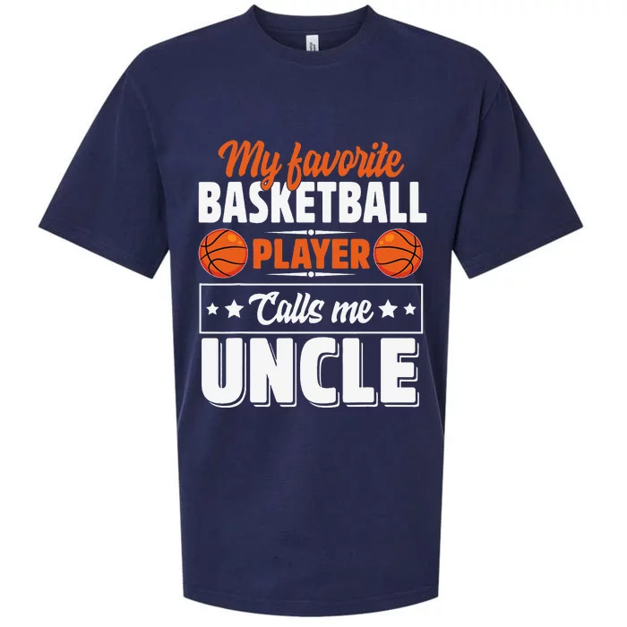 My Favorite Basketball Player Calls Me Uncle Cute Sueded Cloud Jersey T-Shirt