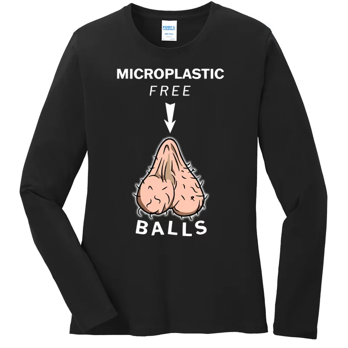 Microplastic Free Balls Ladies Long Sleeve Shirt