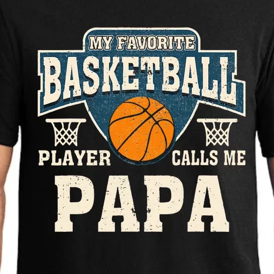 My Favorite Basketball Player Calls Me Papa Pajama Set