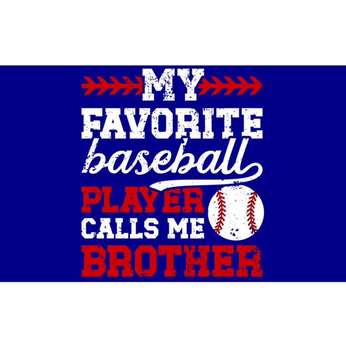 My Favorite Baseball Player Brother Baseball Brother Great Gift Bumper Sticker