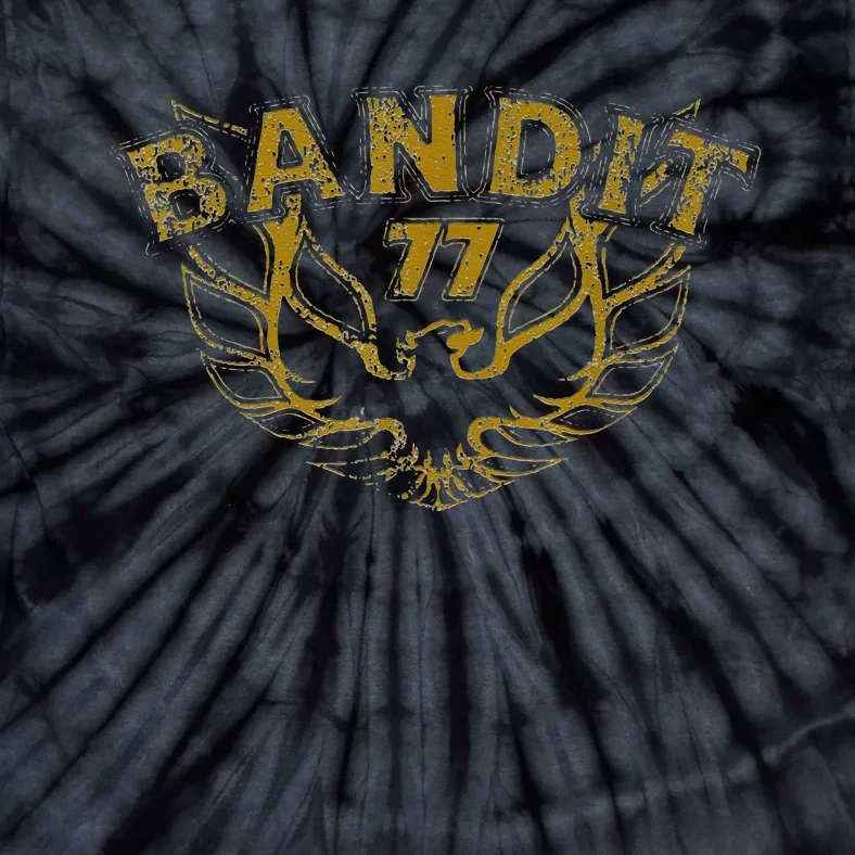 Men Funny Bandit 1977 Family Distressed Tie-Dye T-Shirt