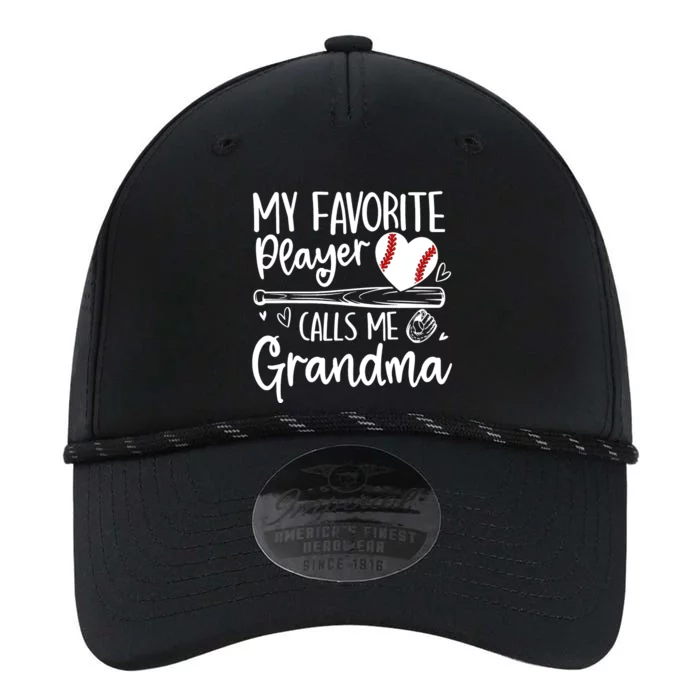 My Favorite Baseball Player Calls Me Grandma Baseball Heart Mothers Performance The Dyno Cap