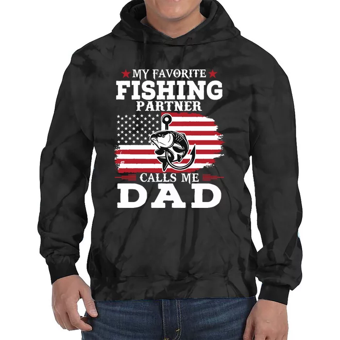 My Fishing Buddies Call Me Dad Father Day Birthday Fathers Day Gift Tie Dye Hoodie