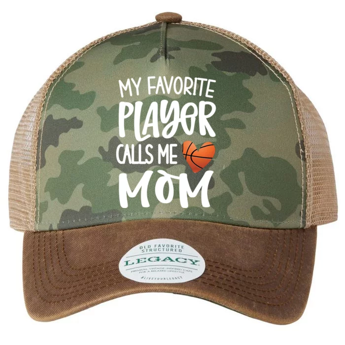 My Favorite Basketball Player Calls Me Mom Basketball Mom Meaningful Gift Legacy Tie Dye Trucker Hat