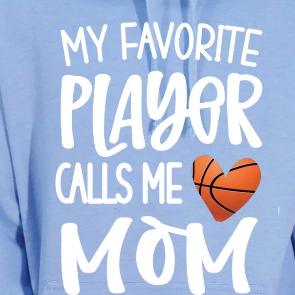 My Favorite Basketball Player Calls Me Mom Basketball Mom Meaningful Gift Unisex Surf Hoodie