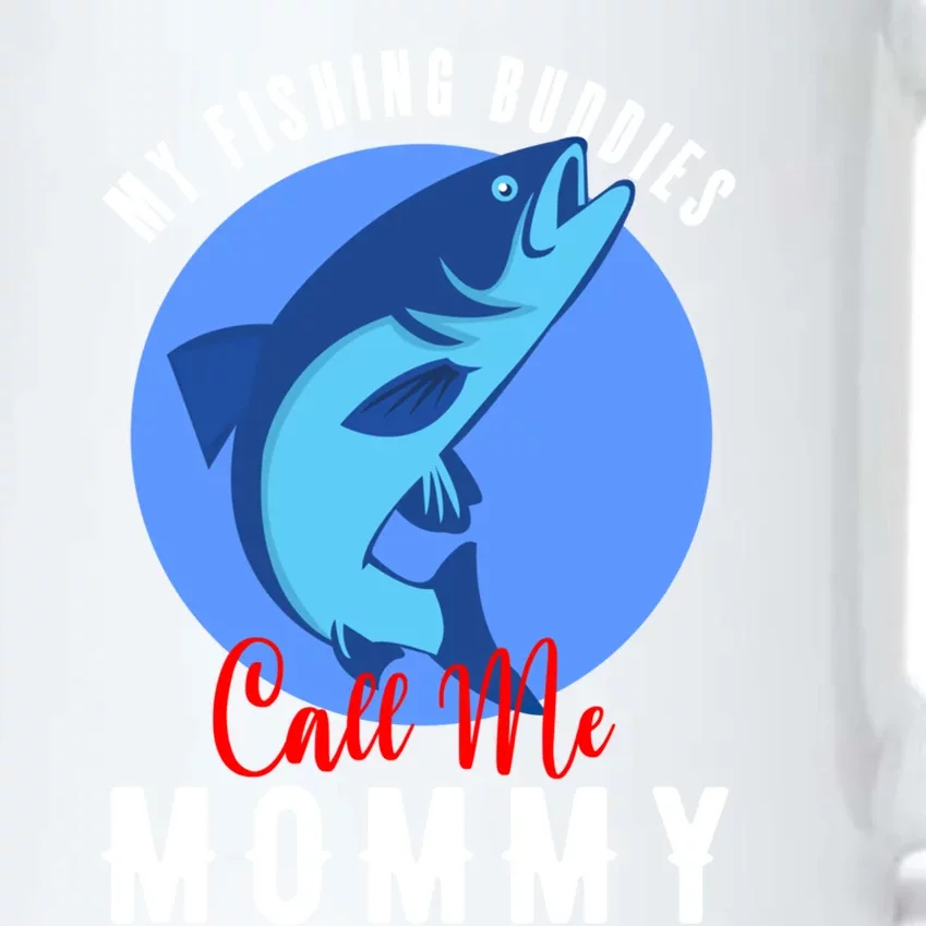 My Fishing Buddies Call Me Mommy Family Fishing Fish Cute Gift Black Color Changing Mug