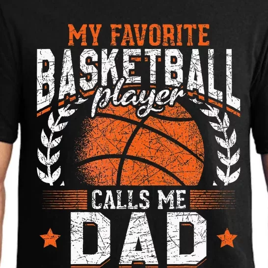 My Favorite Basketball Player Calls Me Dad Basketball Pajama Set