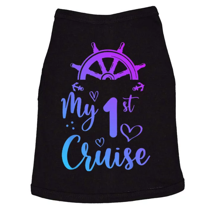 My First Cruise Men Women And Funny Cruise Doggie Tank