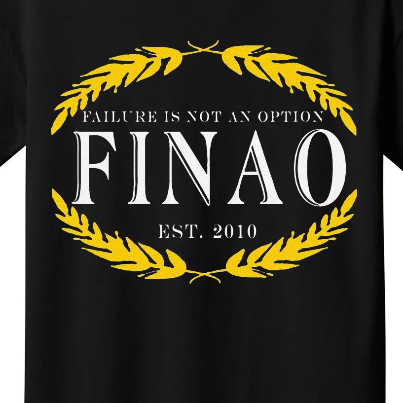 Motivation Finao Clothing Failure Is Not An Option Kids T-Shirt