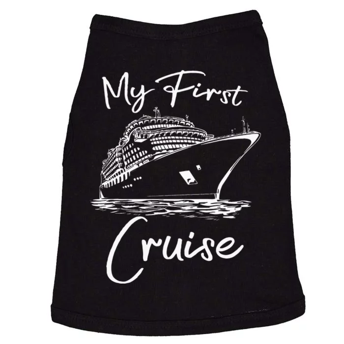 My First Cruise Ship 1st Cruising Family Vacation Trip Boat Doggie Tank