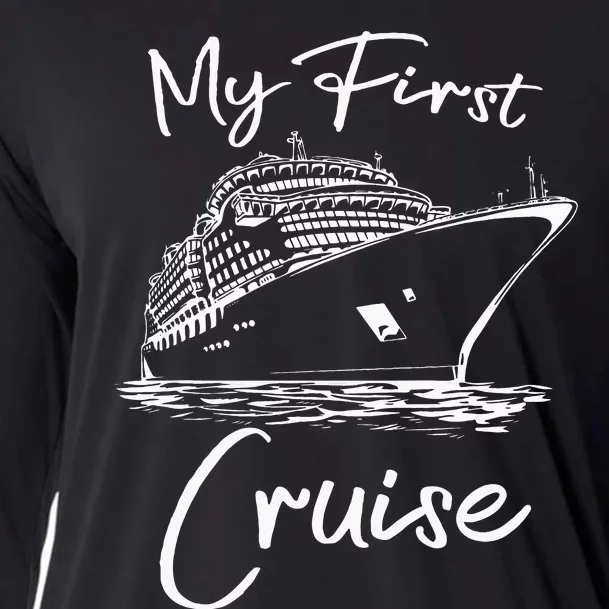 My First Cruise Ship 1st Cruising Family Vacation Trip Boat Cooling Performance Long Sleeve Crew