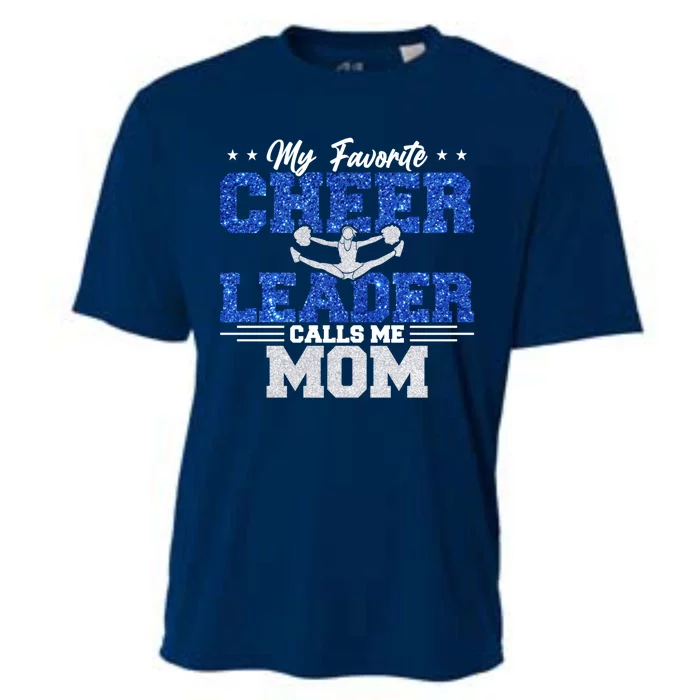 My Favorite Cheerleader Calls Me Mom Cheer Mom Cooling Performance Crew T-Shirt