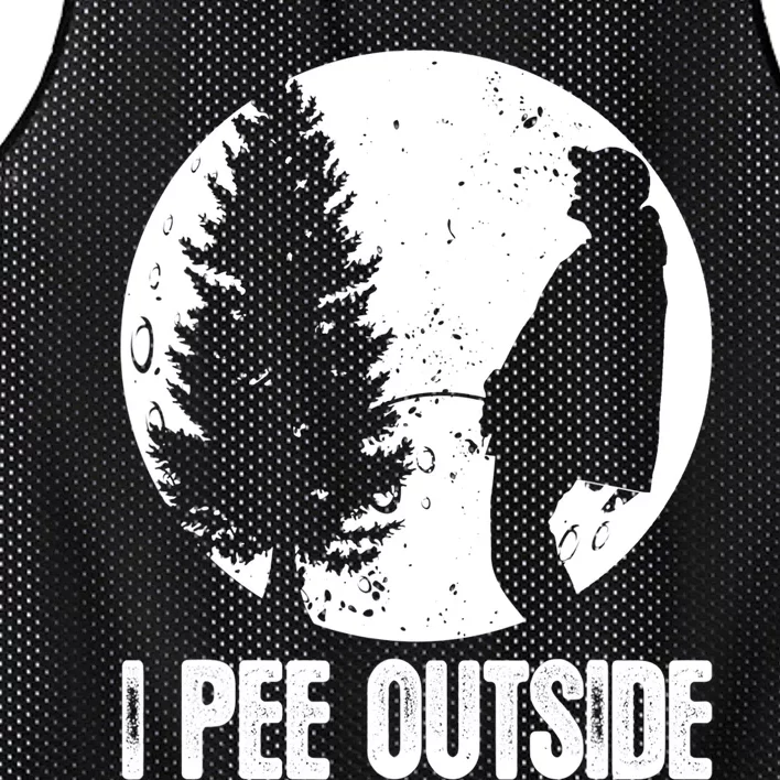 Mens Funny Camping Shirts For Men I Pee Outside Inappropriate TShirt Mesh Reversible Basketball Jersey Tank