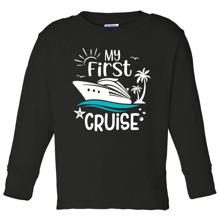 My First Cruise Family Matching Toddler Long Sleeve Shirt