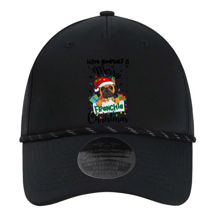 Merry Frenchie Christmas French Bulldog Xmas Party Gift Performance The Dyno Cap