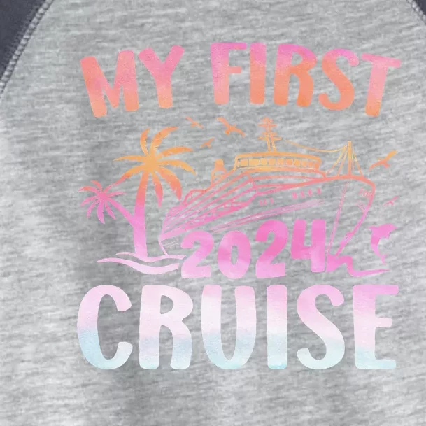 My First Cruise 2024 Vacation Matching Family Cruise Ship Toddler Fine Jersey T-Shirt