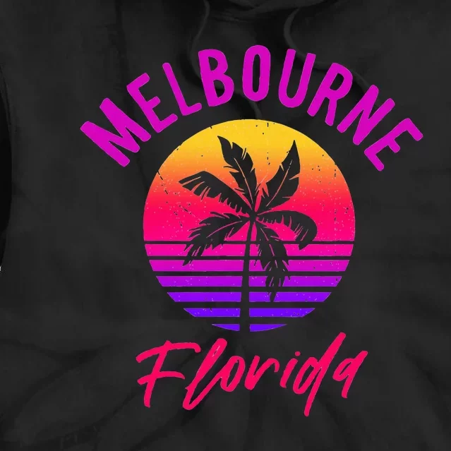 Melbourne Florida Cool Sun Of Melbourne Fl Tie Dye Hoodie