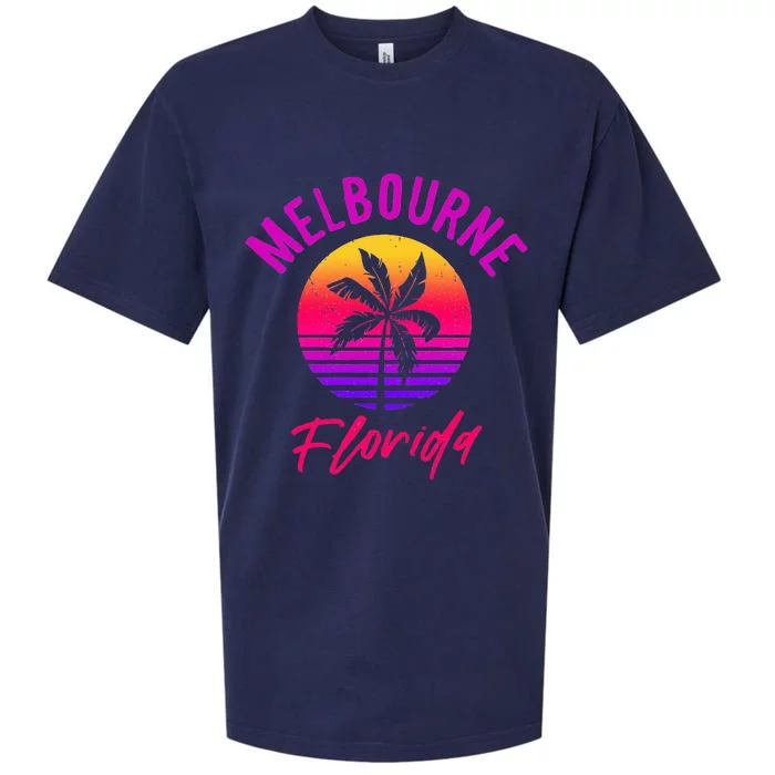 Melbourne Florida Cool Sun Of Melbourne Fl Sueded Cloud Jersey T-Shirt