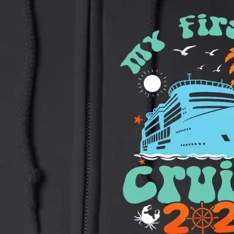 My First Cruise 2024 Family Vacation Cruise Ship Travel 2024 Full Zip Hoodie