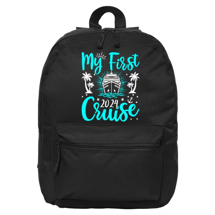 My First Cruise 2024 1st Birthday Cruising Cruise 16 in Basic Backpack