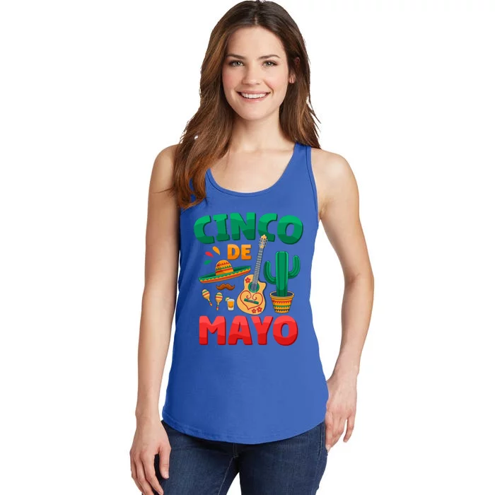 Mexican Fiesta Cinco De Mayo Gift Ladies Essential Tank