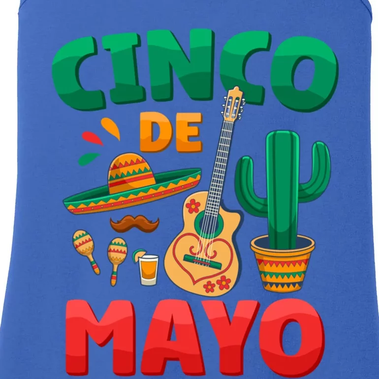 Mexican Fiesta Cinco De Mayo Gift Ladies Essential Tank