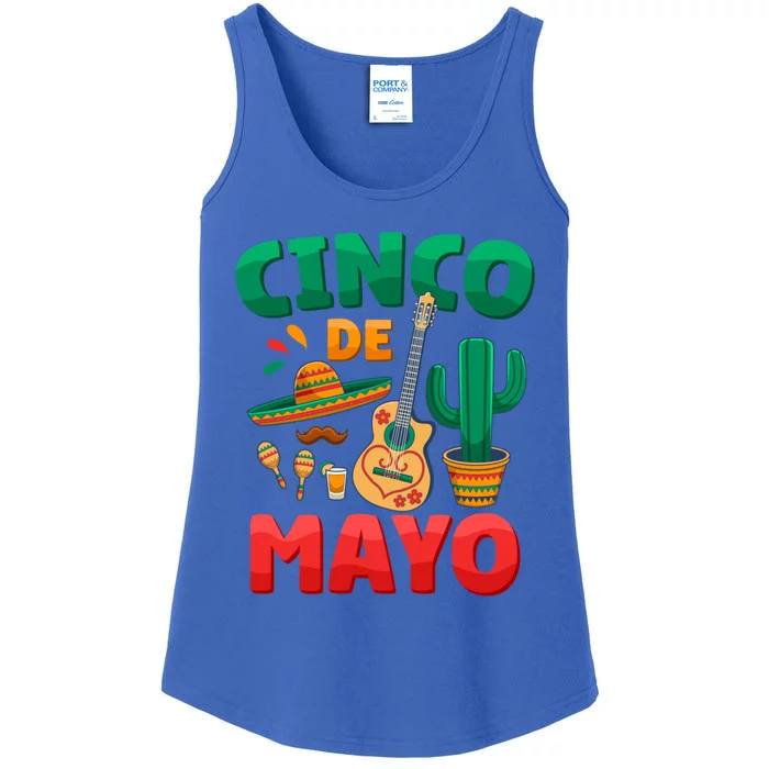 Mexican Fiesta Cinco De Mayo Gift Ladies Essential Tank