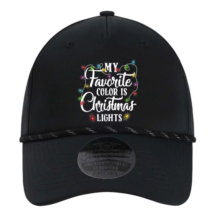 My Favorite Color Is Christmas Lights Performance The Dyno Cap